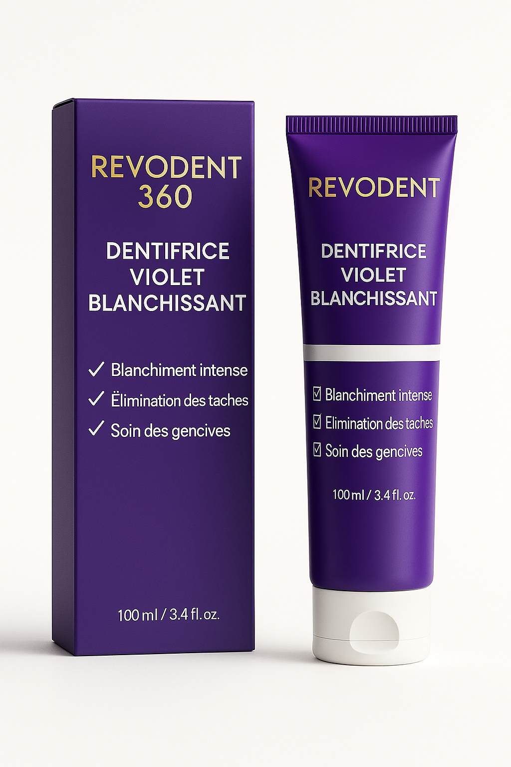 Dentifrice Violet Blanchissant – RevoDent 360