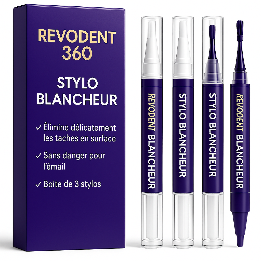 Stylo Blancheur RévoDent 360 – Élimine les taches et ravive la blancheur